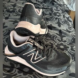 New Balance Black and Pink Athletic Sneakers